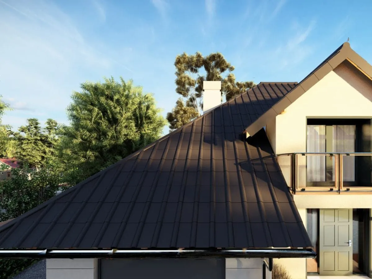 Cementa viļņotās loksnes Fibrodah Modern
